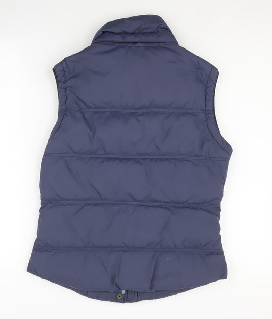 Womens UK Size 10 Jack Wills Blue Puffer Jacket