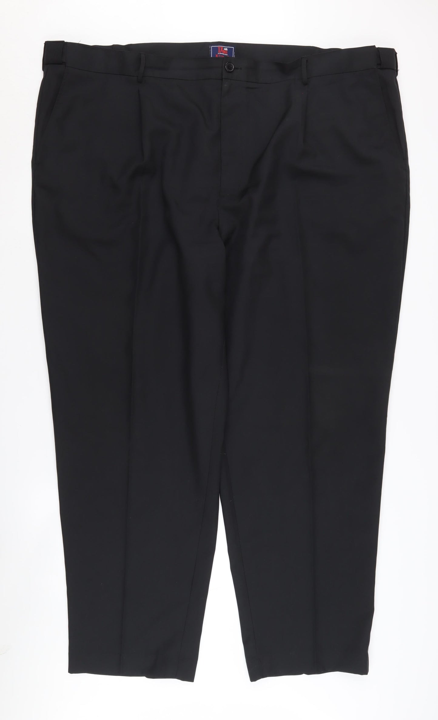 Duke London Men's Black Dress Pants 3XL