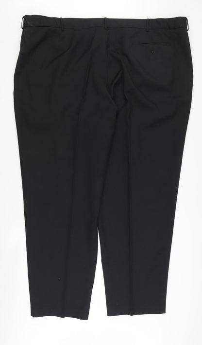 Duke London Men's Black Dress Pants 3XL