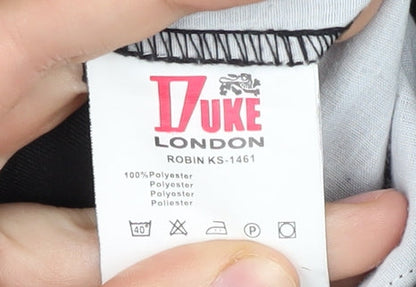 Duke London Men's Black Dress Pants 3XL