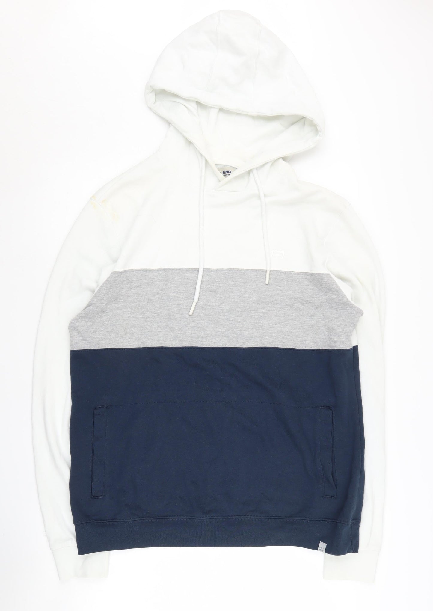 Mens UK Size XL Blend Multicoloured Pullover Hoodie