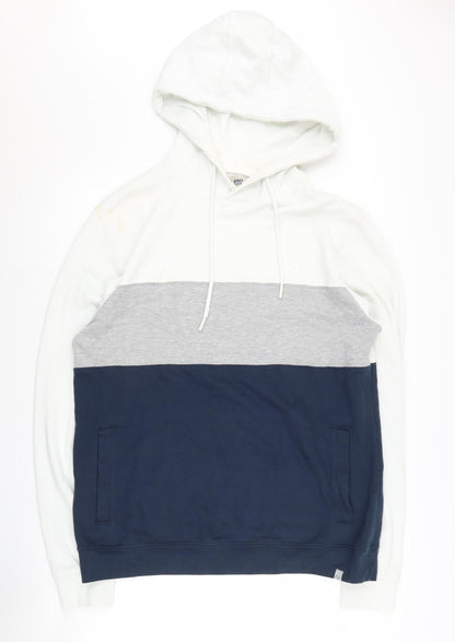 Mens UK Size XL Blend Multicoloured Pullover Hoodie