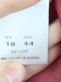 Eastex Pink Women's Blazer, Size 18, Wool, Elegant