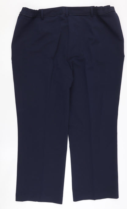 Womens UK Size 24 Damart   Blue Trousers