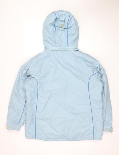 Womens UK Size 18 Trespass Blue Rain Coat