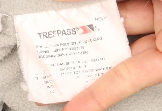 Womens UK Size 18 Trespass Blue Rain Coat