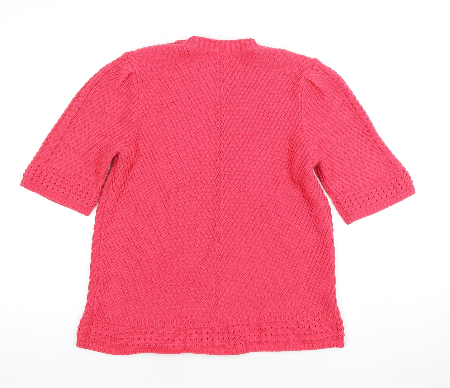 Womens UK Size 14 Marks and Spencer Pink Pullover Jumper