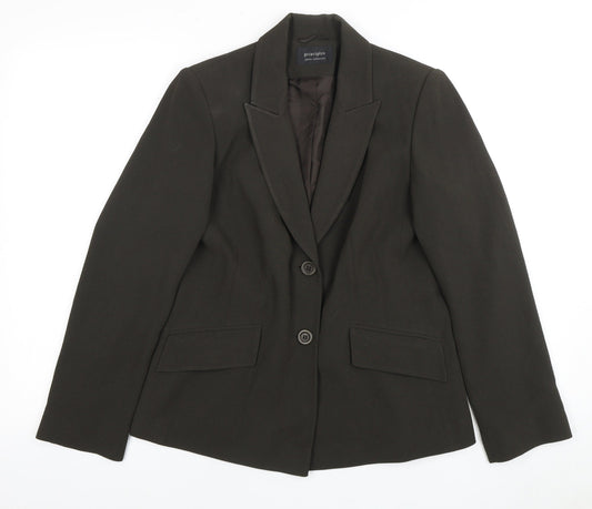 Principles Women's Black Blazer, Size 12, Regular Fit