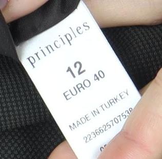 Principles Women's Black Blazer, Size 12, Regular Fit