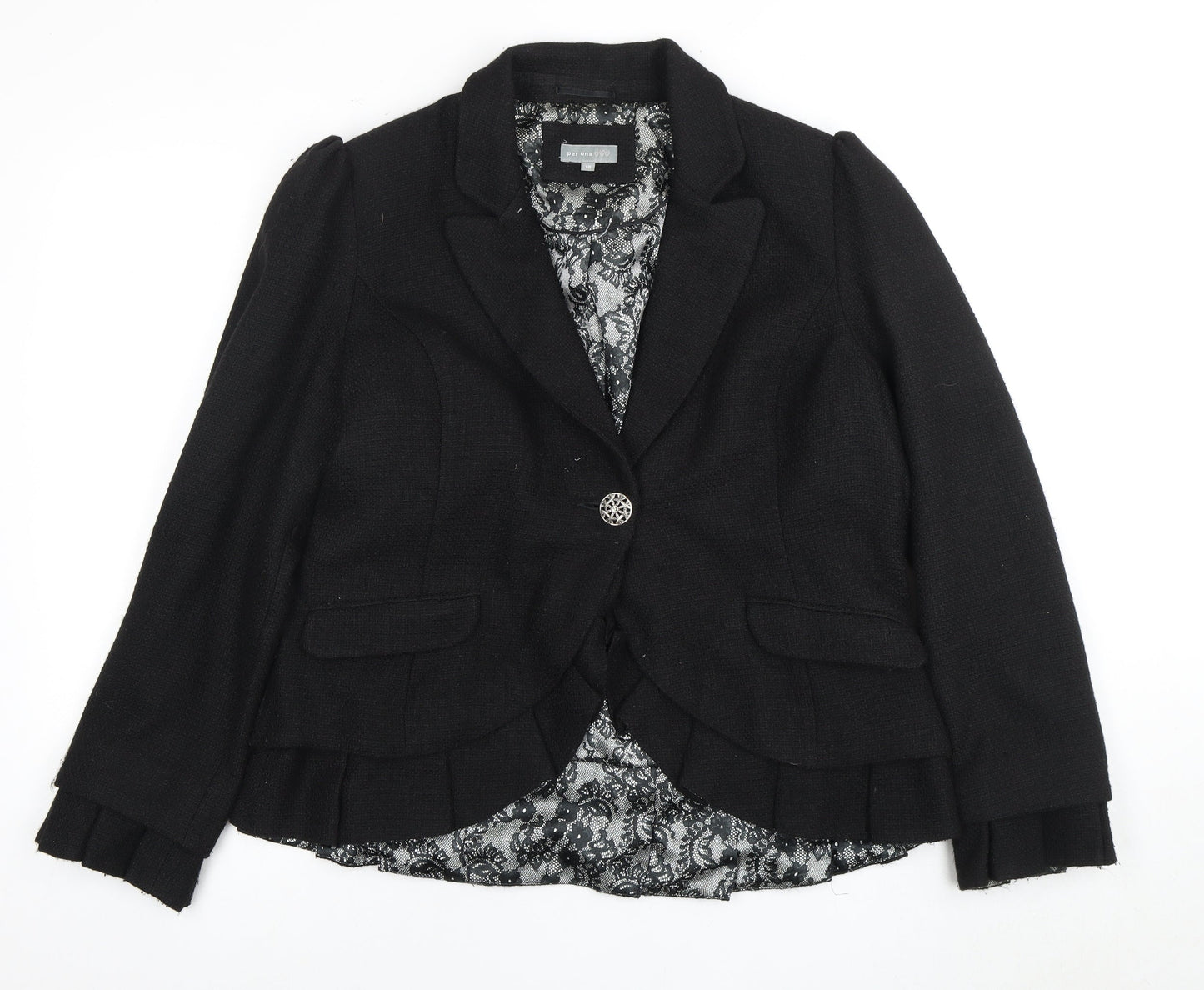 Marks and Spencer Women's Black Blazer Size 18