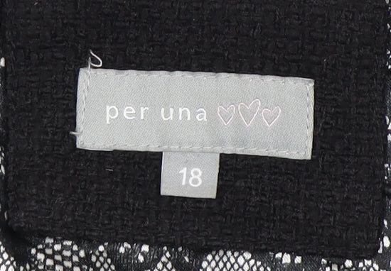 Marks and Spencer Women's Black Blazer Size 18