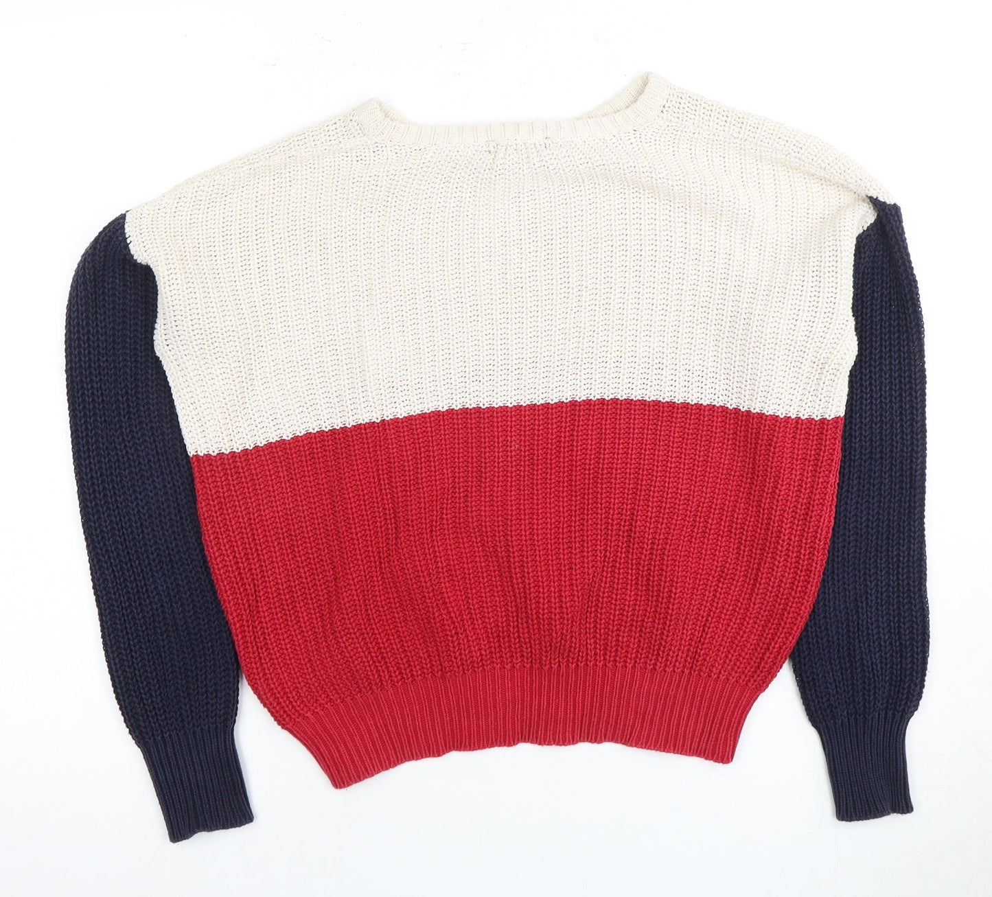 Womens UK Size XS American Apparel Multicoloured Pullover Jumper