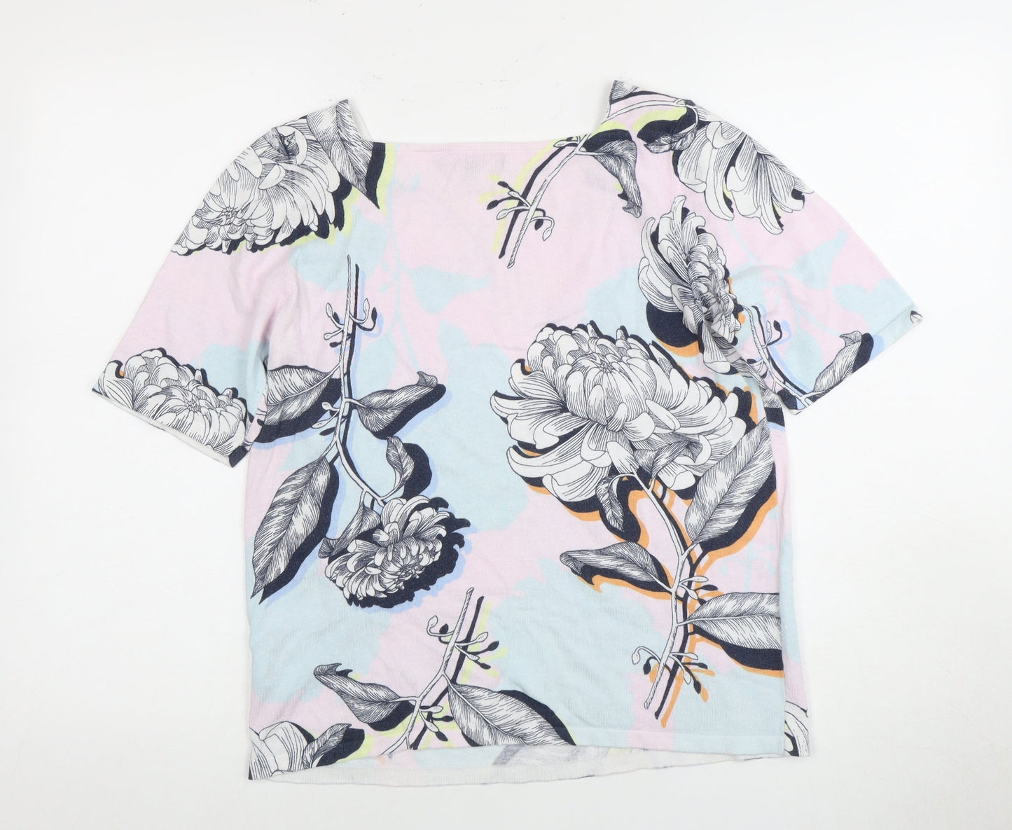 Womens UK Size 14 NEXT Multicoloured Basic T-Shirt