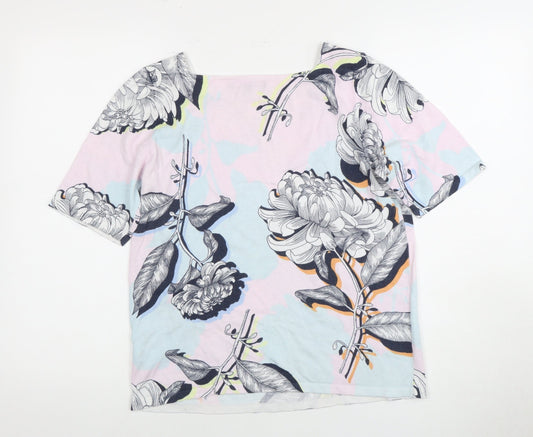 Womens UK Size 14 NEXT Multicoloured Basic T-Shirt