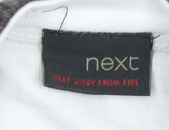 Next Boys Black Henley Pullover Jumper Age 6 Years