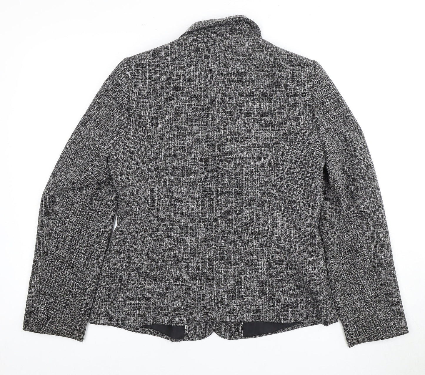 BHS Grey Blazer for Women, Size 12, Three-Button