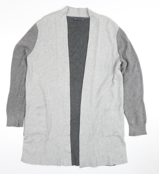 Womens UK Size 14 Marks and Spencer Grey Cardigan Jumper