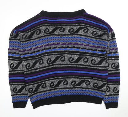 Private Eyes Men's Multicoloured L Cardigan