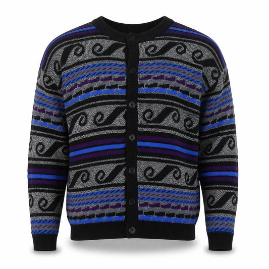 Private Eyes Men's Multicoloured L Cardigan