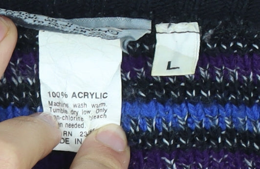 Private Eyes Men's Multicoloured L Cardigan