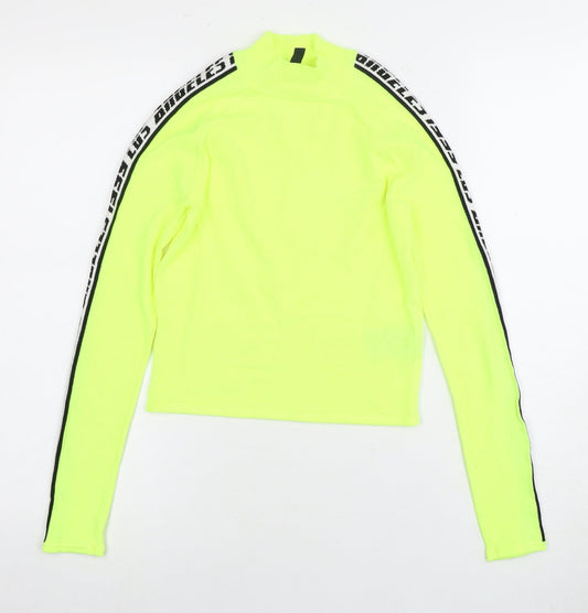 Womens UK Size XS H&M Green Pullover Jumper