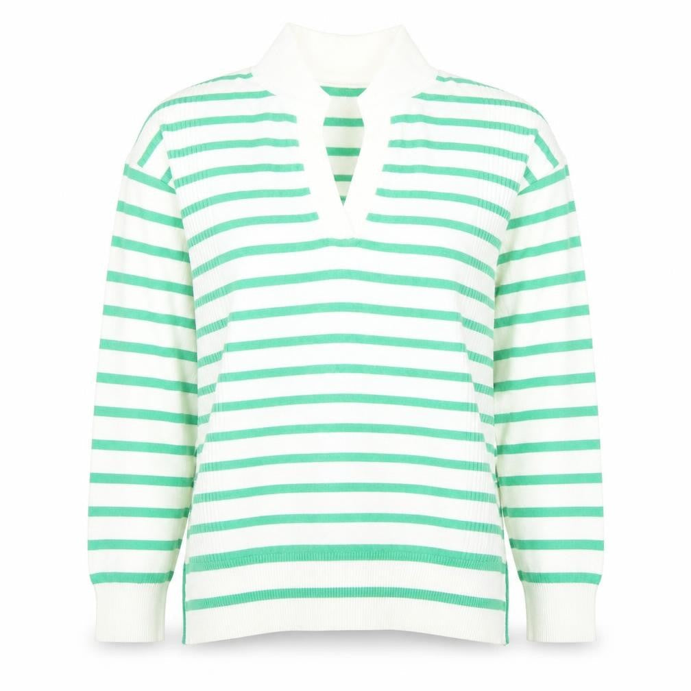 Womens UK Size 12 M&Co White Jersey Polo