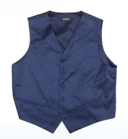 Mens UK Size XL Debenhams Regular Blue Suit Waistcoat