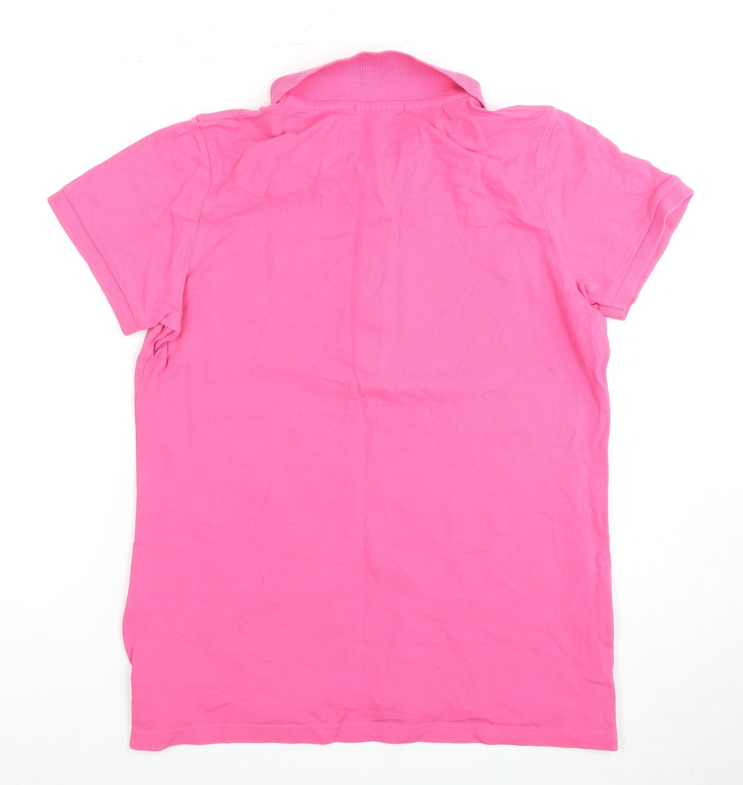 Hurlingham Polo Women's Pink Polo Shirt L