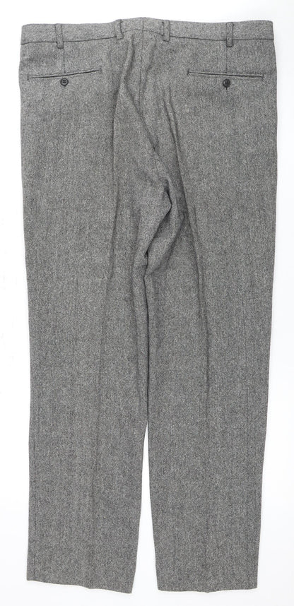 Hammond & Co Men's Grey Dress Pants 38R Regular Fit
