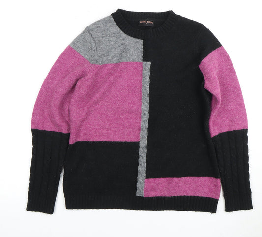 Womens UK Size M anna rose Multicoloured Pullover Jumper
