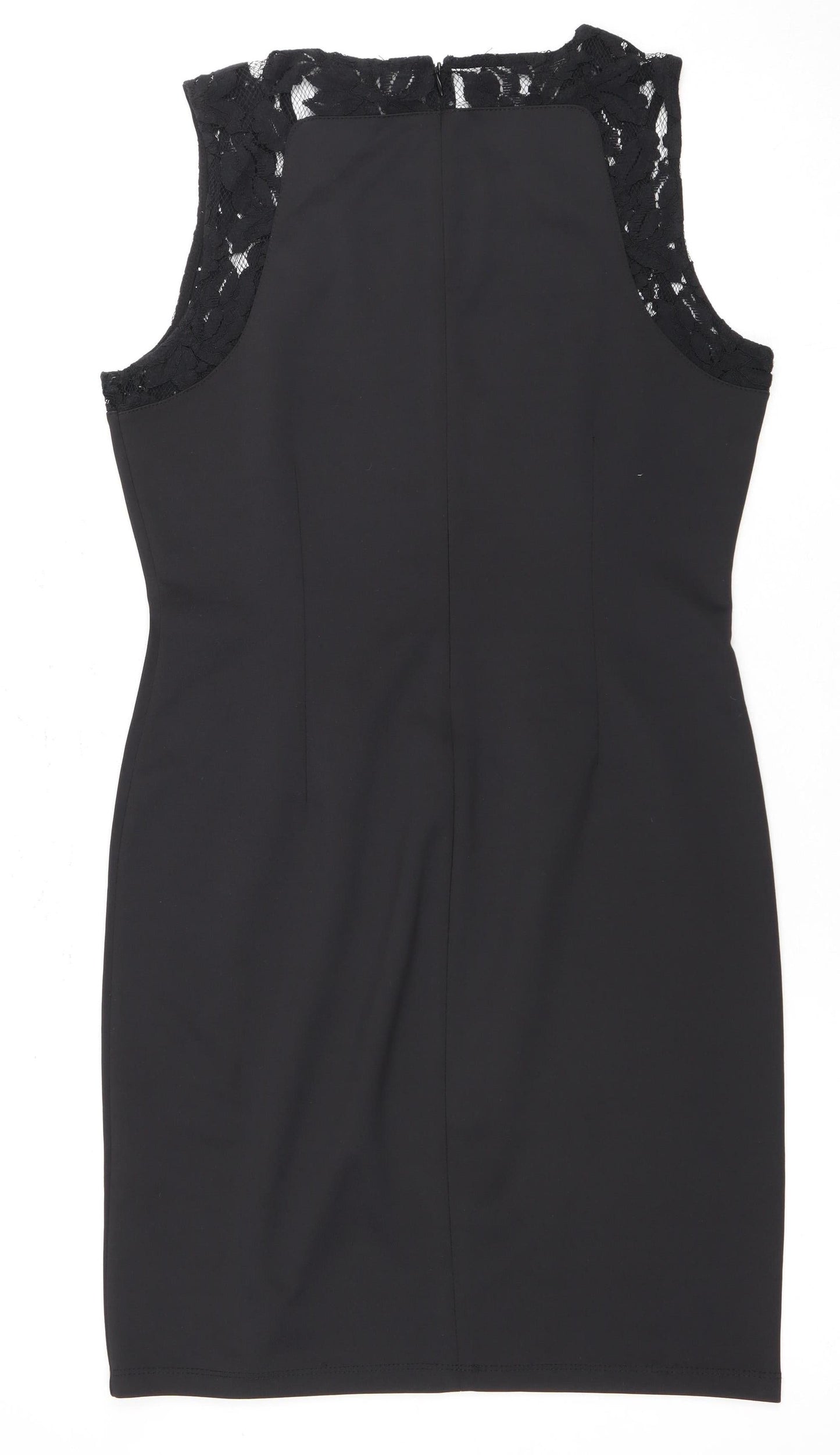 Koton Women's Black Sheath Dress, Size L, Elegant Business