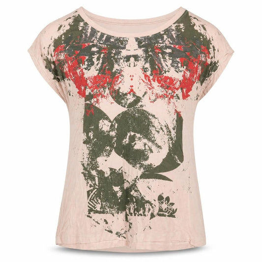 Anna Scott Women's Pink Floral Print T-Shirt