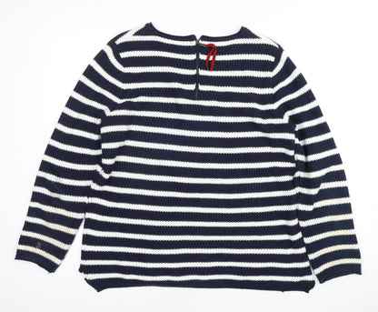 Womens UK Size 14 Rabe Blue Pullover Jumper