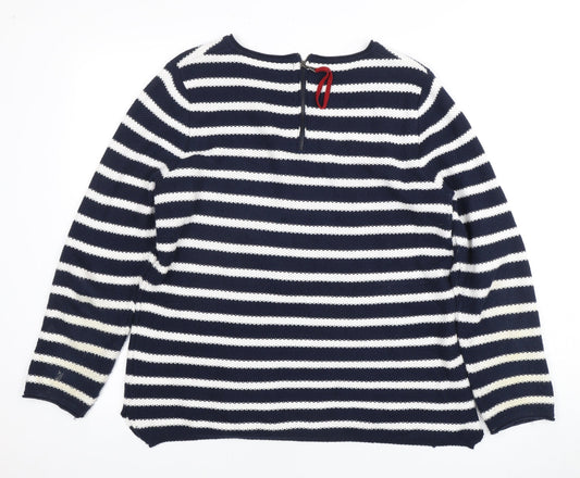 Womens UK Size 14 Rabe Blue Pullover Jumper