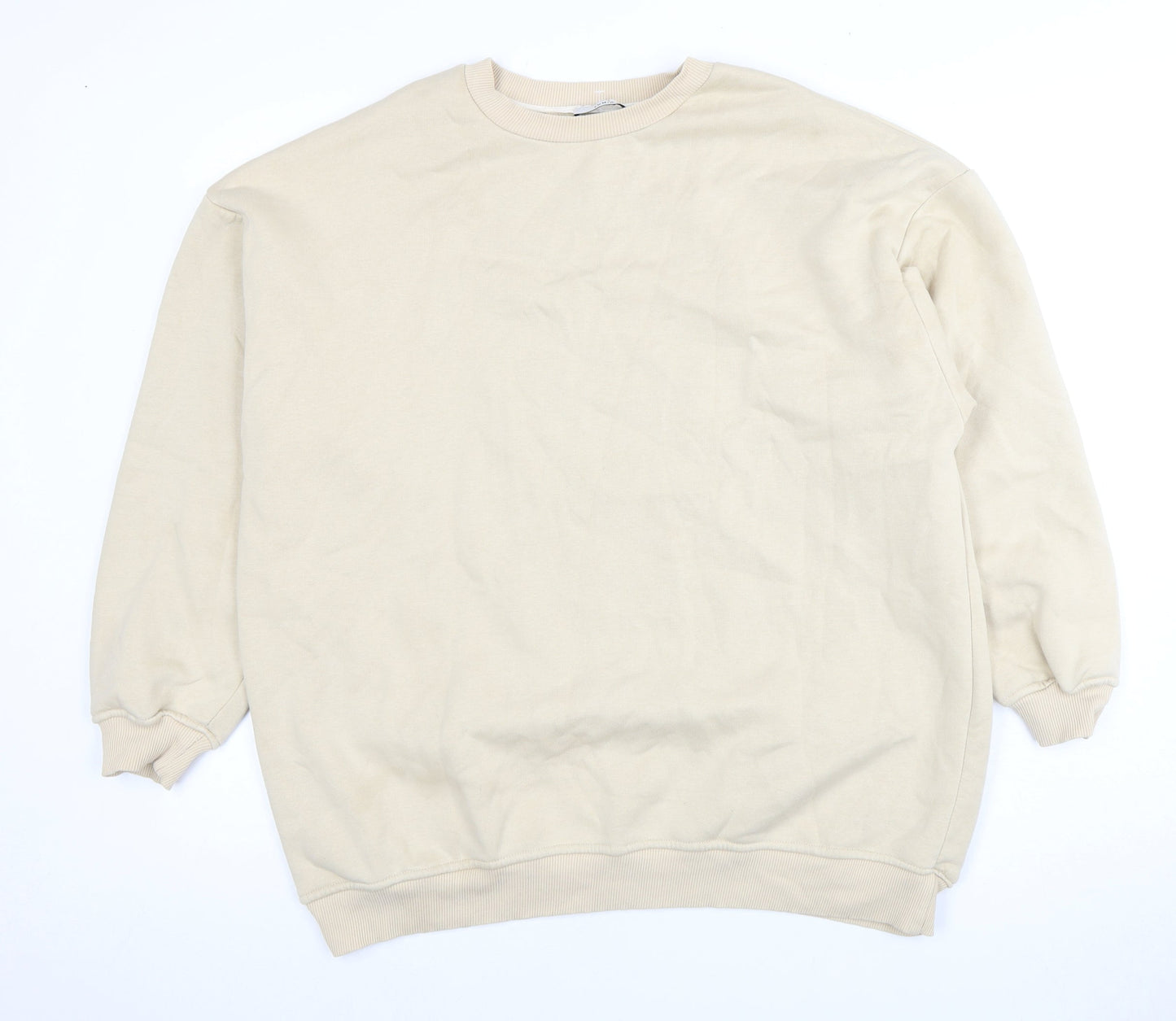 Lumiaka Women's Beige Pullover Sweatshirt Size L