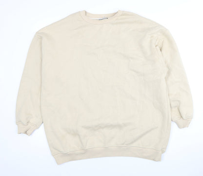 Lumiaka Women's Beige Pullover Sweatshirt Size L