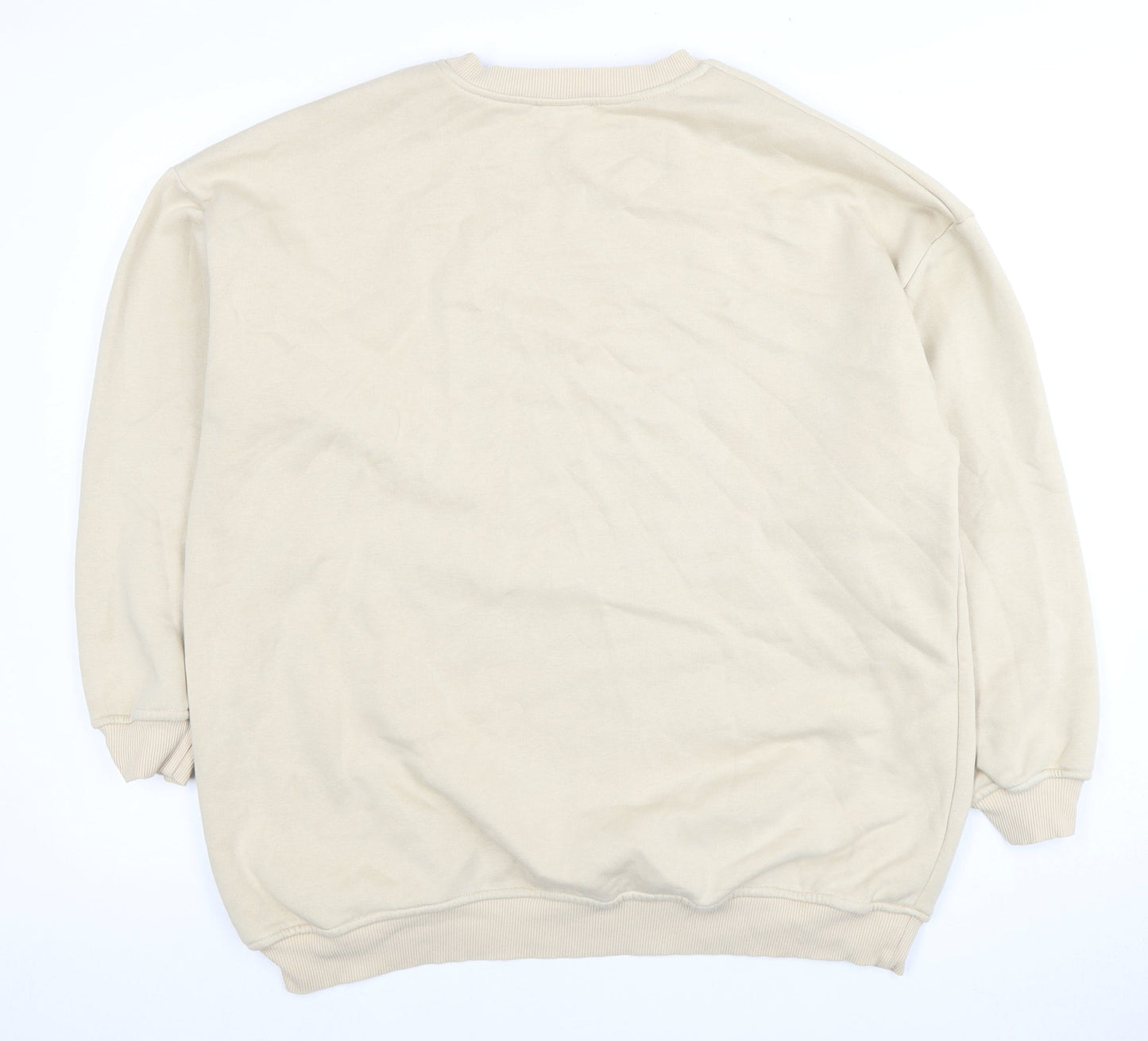 Lumiaka Women's Beige Pullover Sweatshirt Size L