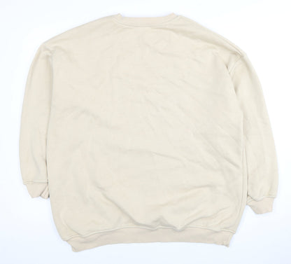Lumiaka Women's Beige Pullover Sweatshirt Size L