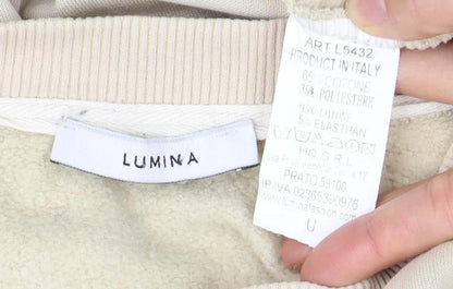 Lumiaka Women's Beige Pullover Sweatshirt Size L