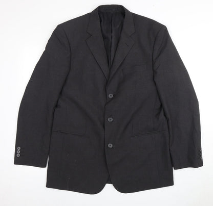 Mens UK Size 40 BHS Regular Grey Suit Jacket
