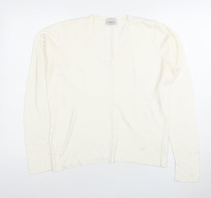 Womens UK Size 14 NEXT Ivory Pullover Jumper