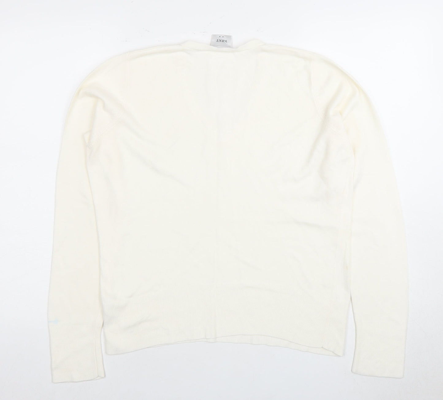 Womens UK Size 14 NEXT Ivory Pullover Jumper