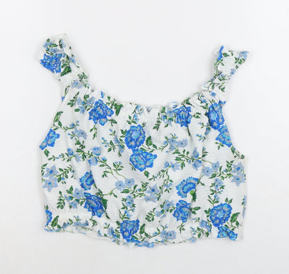 Womens UK Size 10 Topshop Multicoloured Camisole Blouse