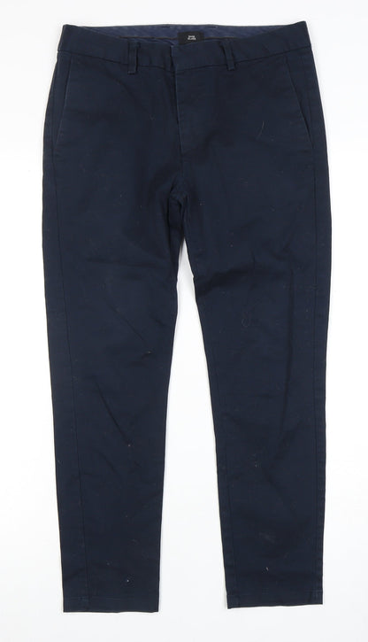 River Island Women's Blue Chino Trousers Size 28/30