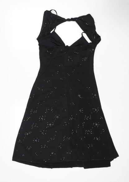 AX Paris Black Women's Halter Cocktail Dress Size 2