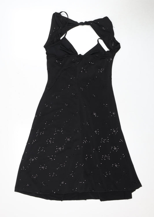 AX Paris Black Women's Halter Cocktail Dress Size 2