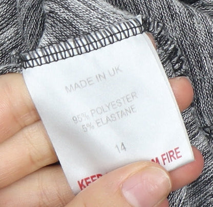 Originals Women's Grey Long Sleeve Dress Size 14