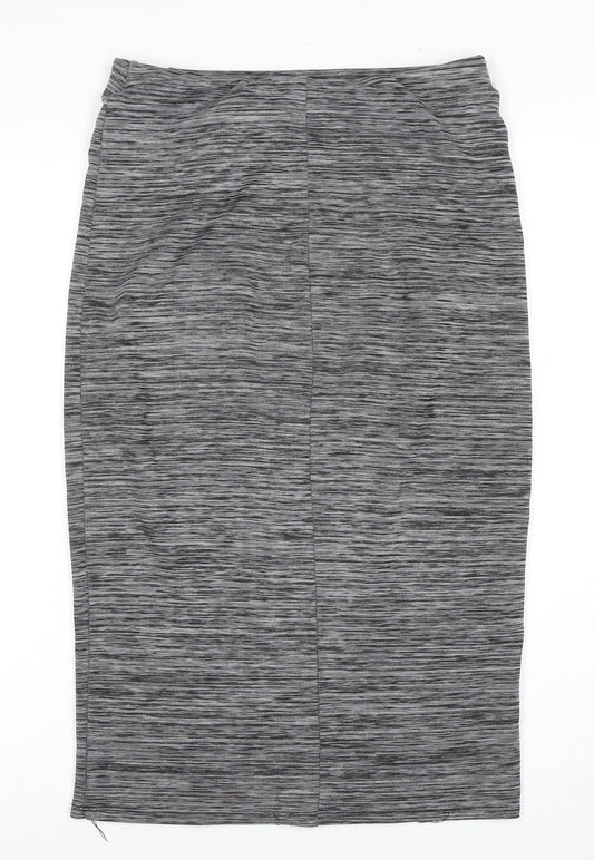 Dorothy Perkins Women's Grey Pencil Skirt, Size 8