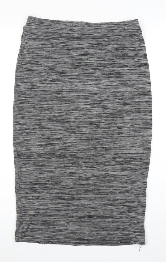 Dorothy Perkins Women's Grey Pencil Skirt, Size 8
