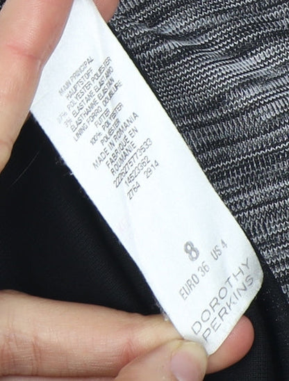 Dorothy Perkins Women's Grey Pencil Skirt, Size 8